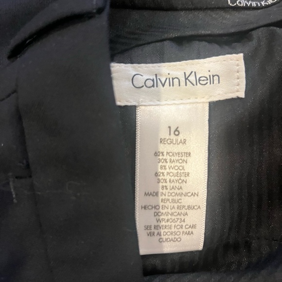 Calvin Klein Kids Formal Navy Trousers - Picture 3 of 4
